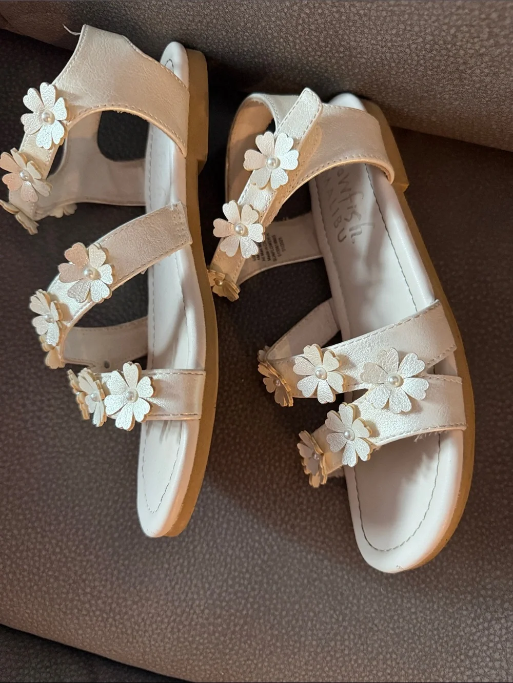 Blowfish Metallic  Floral Strap Sandals